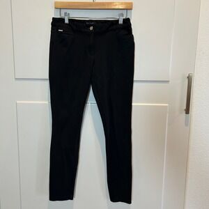 White House Black Market‎ Skinny Leg Pants Black Size 4R Women's